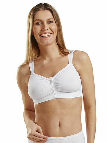 Anna Seamless Post-Op Bra White